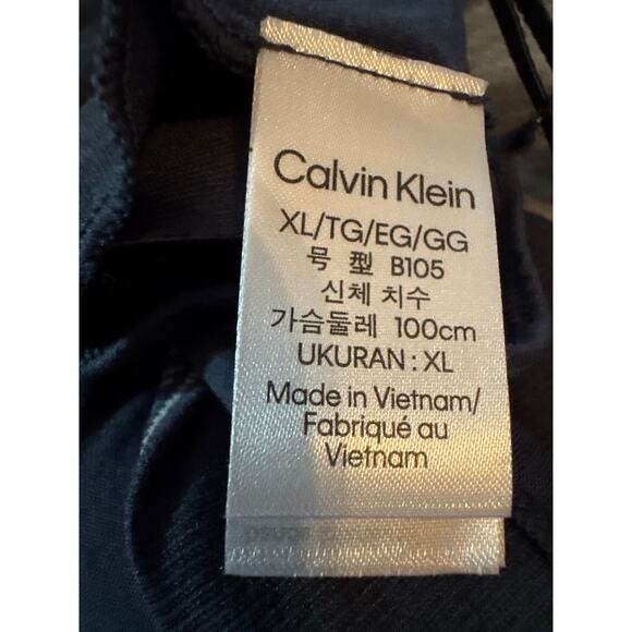 Brand New Calvin Klein Women's Size Xl Blue Lightly Lined Triangle Bra - Picture 7 of 7